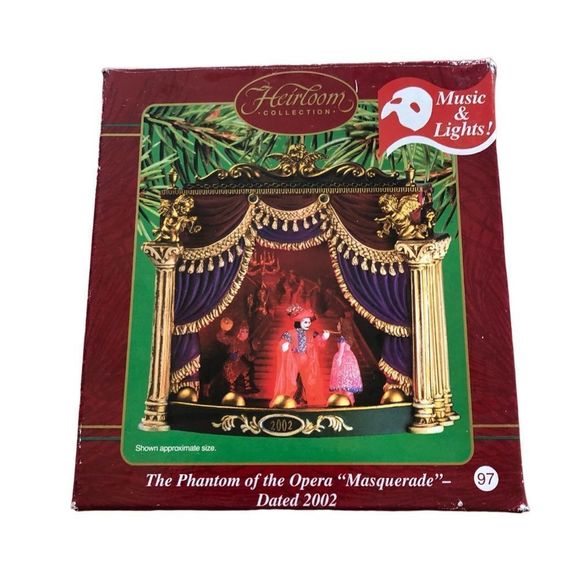 Carlton Cards Heirloom Collection The Phantom of the Opera‎ 2002, RARE, N… - Picture 4 of 8